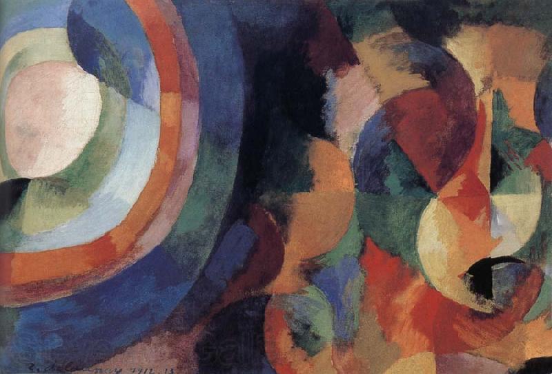 Delaunay, Robert Cyclotron-s shape Sun and Moon